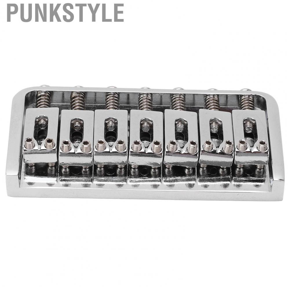 Punkstyle 7 String Guitar Fixed Bridge มือขัด Tailpiece Bridge สำหรับเครื่องสาย