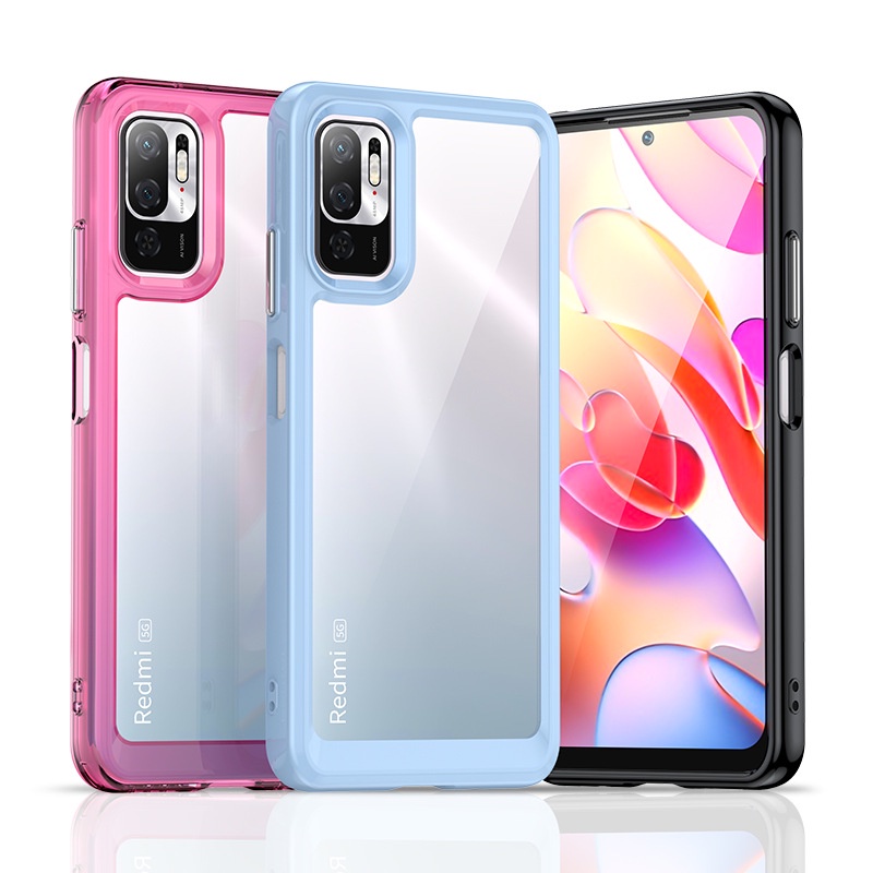 Redmi Note 10 5G Global Version เคสโทรศัพท์มือถือ อะคริลิคใส เคสป้องกัน อวกาศ เปลือกป้องกันการตก