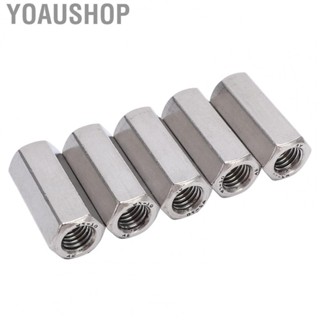 Yoaushop Coupling Nut  5Pcs Coupling Nut Kit Hex  Corrosion Easy Installation  for Connection