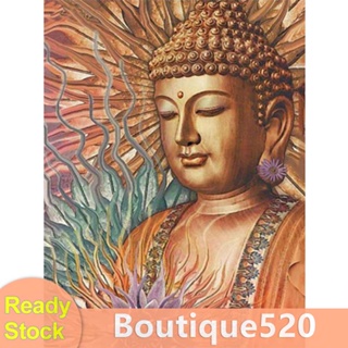 [boutique520.th] ชุดปักครอสสติตช์ รูปปั้นพระพุทธรูป 11CT สําหรับตกแต่งบ้าน DIY