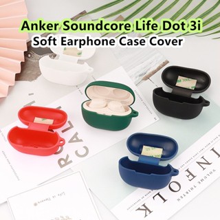 【imamura】เคสหูฟัง แบบนิ่ม สีพื้น สําหรับ Anker Soundcore Life Dot 3i Anker Soundcore Life Dot 3i