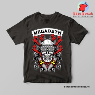 เสื้อยืด พิมพ์ลาย Megadeth BAND สําหรับเด็ก