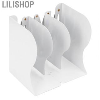 Lilishop Metal Bookends Durable Metal Retractable Design Simple Style Widely Used Retra