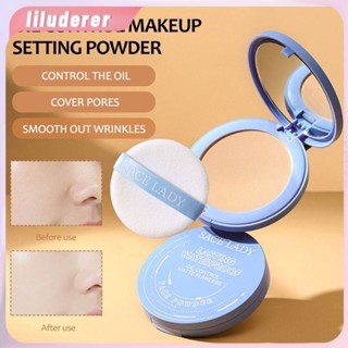 Sace Lady Oil-Control Compact Powder Waterproof Matte Face Powder With Mirror Sace Lady Powder HO