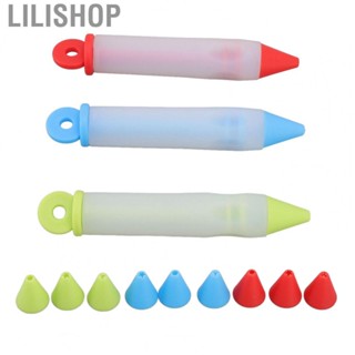 Lilishop 3 Set Cake Decorating Pen Tool Kit  Grade Silicone Detachable DIY Cake Ic