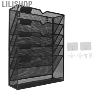 Lilishop Wall File Organizer  Office Wall Organizer Easy Installation  for Notebook for Document for File