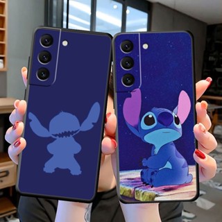 เคสโทรศัพท์มือถือ TPU นิ่ม ลายการ์ตูน Stitch น่ารัก สีดํา สําหรับ Samsung Galaxy S23 S22 S21 S20 S20FE PLUS ULTRA 5G S8 S9 S10E S10 LITE PLUS A32 A52 A53 4G 5G