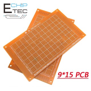 3 ชิ้น / 6 ชิ้น 9x15 ซม. DIY กระดาษต้นแบบ PCB แผงวงจรเมทริกซ์ทดลองสากล