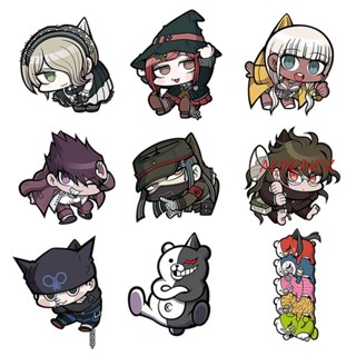 Alisondz ของขวัญที่ดีที่สุด Danganronpa V3 พวงกุญแจ เวอร์ชั่น Q พวงกุญแจอะคริลิค จี้เกม Danganronpa V3 Ouma Kokich จี้ของเล่น เครื่องประดับ Saihara Shuichi การ์ตูนอนิเมะ ฟิกเกอร์ พวงกุญแจ