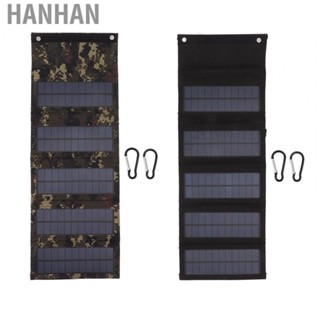 Hanhan Solar Panel Suitcase  Low Light Efficiency Great Output Efficiency 50W Portable Solar Panel Bag with 1 USB Charging Port for Camping