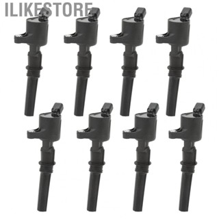 Ilikestore Engine Ignition Coil  8PCS Efficiency Improving Ignition Coil Direct Replacement Metal Black Performance  DG472  for Car