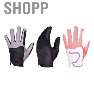 Shopp Golf Left Hand Glove Polyester High Elasticity Breathable Washable Single Golf Glove for Men Women