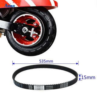 【Anna】Durable Engine Exercise Thick Black Rubber Replacement Portable Timing Belt