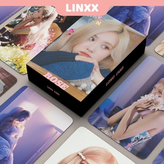 Linxx โปสการ์ด อัลบั้ม BlackPink Rose Lomo Card Kpop 55 ชิ้น