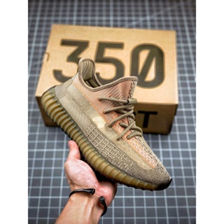 พร้อมส่ง AD? Yeezy Boost 350 V2 BASF Sand Taupe รองเท้าผ้าใบลําลอง เหมาะกับการวิ่ง บาสเก็ตบอล HYXQ