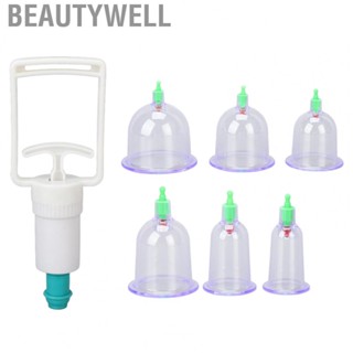 Beautywell Cupping  Set Professional Plastic Mellow Vacuum Suction Cup For B