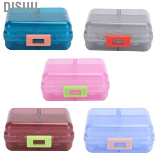 Disuu Portable Pill Organizer Storage Container Case 7 Grids Subpackage W/Sealing Cover