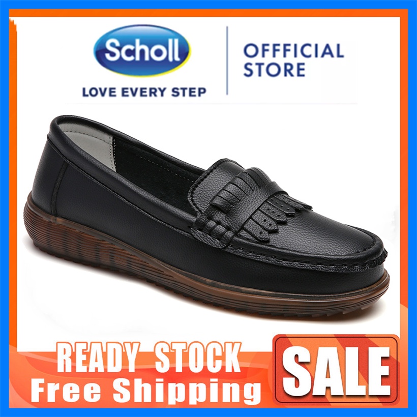 Scholl Women's Shoes รองเท้าหนังลําลอง รองเท้าผู้หญิง Boat Shoes Loafers