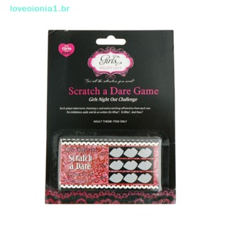 Loveoionia1 ของเล่นการ์ดเกม do a dare scratch สําหรับงานแต่งงาน 12 ชิ้น