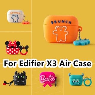 【จ่ายตรง】เคสหูฟัง แบบนิ่ม ลายการ์ตูน สําหรับ Edifier X3 Air X3 Air