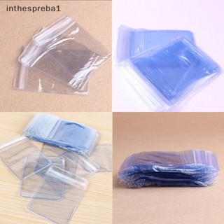 Inthespreba1^^ 100 ชิ้น พลาสติก PVC ใส กระเป๋าใส่เหรียญ เคสกระเป๋าสตางค์ ซองเก็บของ ใหม่ *ใหม่