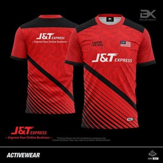 เสื้อยืดโปโลแฟชั่น ลาย jnt 2022 j&amp;t full sublimation 3d 02