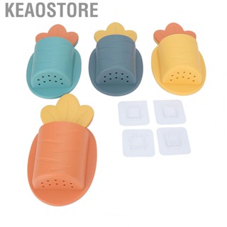 Keaostore Wall Mount  Holder Self Adhesive Holder Box Drilling Free  Cute Shape for  Control Bathroom