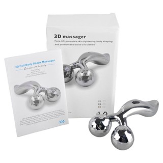 🚗ส่งไว COD ลูกกลิ้งนวด ผิวหน้ายกกระชับนวดม้วน 3D massager รุ่น เครื่องมือนวดหน้า