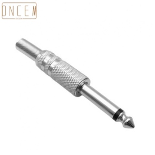 【ONCEMOREAGAIN】Professional 635mm Audio Plug with No Rivet Installation and Zinc Alloy Material