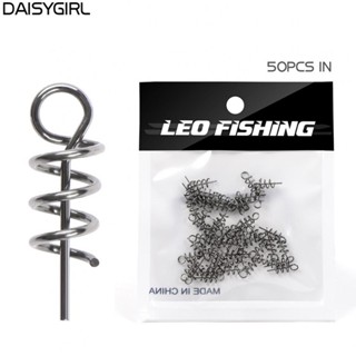 【DAISY Fishing】Lure Pogo Pins Spring Lock Pin Stainless Steel 14mm 50pcs/pack Fishing