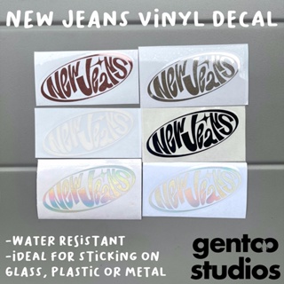 NewJeans Logo - Vinyl Decal Sticker - water resistant, high quality, long lasting