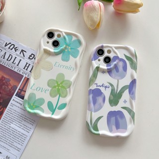 เคสโทรศัพท์มือถือ ซิลิโคนนิ่ม TPU กันรอยเลนส์กล้อง ลายดอกทิวลิป สําหรับ infinix HOT 30 20 Note 12 G96 11 10 9 Play NFC 8 30i 20i 12i Smart 7 6 5 | St Y07