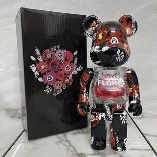 Bearbrick บล็อคตัวต่อ รูปหมี Violent 400% ABS B Mile B Mile Splash Ink Swing Venom MCM Lancome สําหรับตกแต่งห้องนั่งเล่น