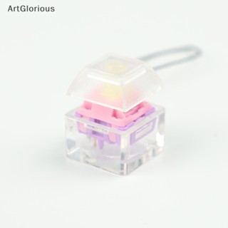 Art 1 ชิ้น Mx เครื่องทดสอบเพลาพวงกุญแจ แบบโปร่งแสง