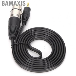 Bamaxis 3.5mm Male To XLR Female Microphone Cable Mic Cord Black For Digital  PC