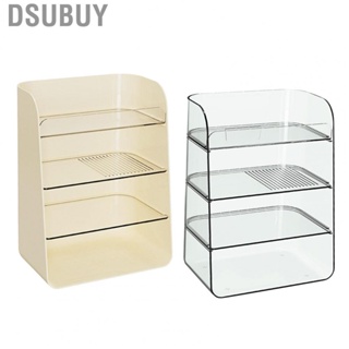 Dsubuy Cosmetic Shelf Organizer  Multi Layer Environmentally Friendly for Bathroom
