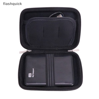 Flashquick กระเป๋าเก็บฮาร์ดไดรฟ์ EVA 2.5 นิ้ว แบบพกพา ป้องกัน HDD