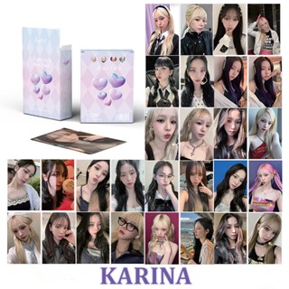 Karina AESPA โฟโต้การ์ด อัลบั้มเลเซอร์ โลโม่ การ์ด Solo Kpop คอลเลกชัน 50 ชิ้น / กล่อง