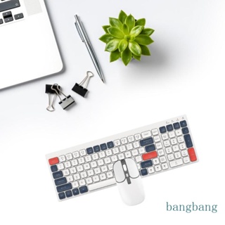 Bang BK100 คีย์บอร์ดบลูทูธไร้สาย โหมดคู่ 2 4GHz สําหรับแท็บเล็ต