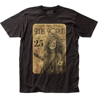 เสื้อยืด ลาย Concert Ticket Janis Joplin