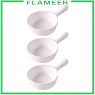 [Flameer] จานเซรามิค แบบพกพา สําหรับใส่เครื่องปรุงรส ซอส ปิกนิก