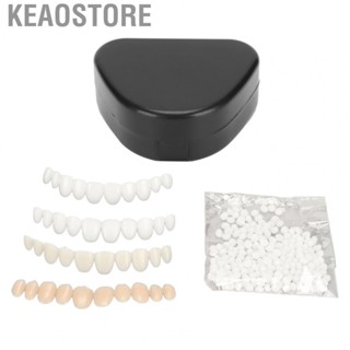 Keaostore Temporary Tooth  Kit Moldable False  Thermal Fitting Beads BSU