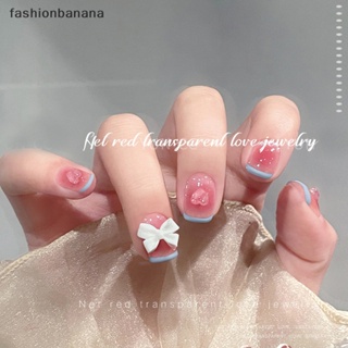 [fashionbanana] อุปกรณ์ตกแต่งเล็บ รูปหัวใจ ไล่โทนสี 50 ชิ้น