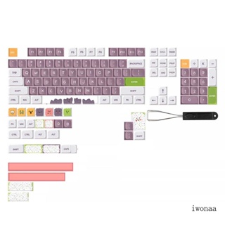 Iwo ปุ่มกดย้อมสี XDA 134 คีย์ สําหรับ Cherry-MX- Switches 61 64 68 84 87 96 104 108