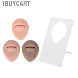 1buycart Silicone Mouth Model  Soft Portable Piercing Mouth Model Simulated 3pcs Practice Reusable  for Hospital for Novice