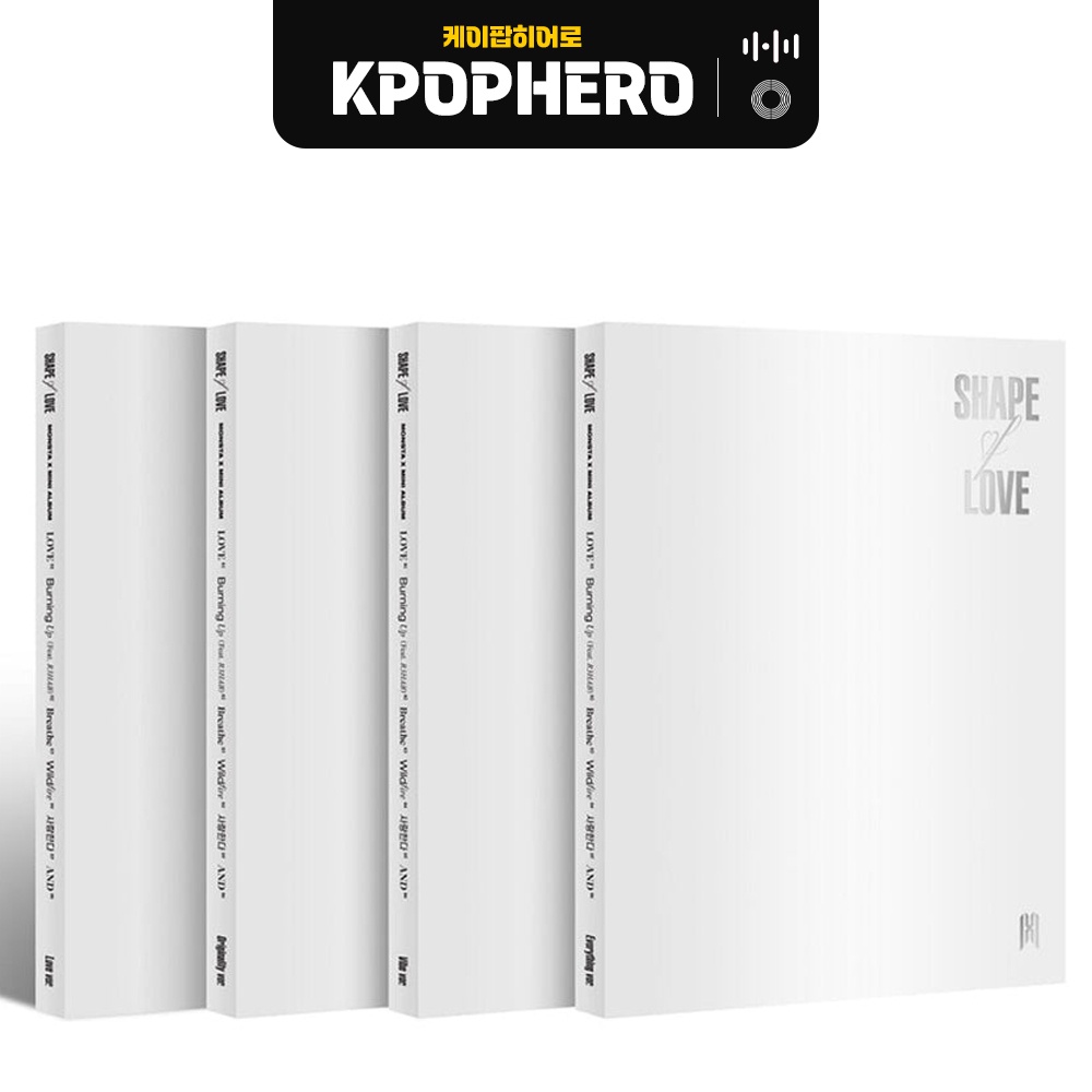 54pcs/set Kpop MONSTA X Lomo Cards New Album SHAPE OF LOVE Boys
