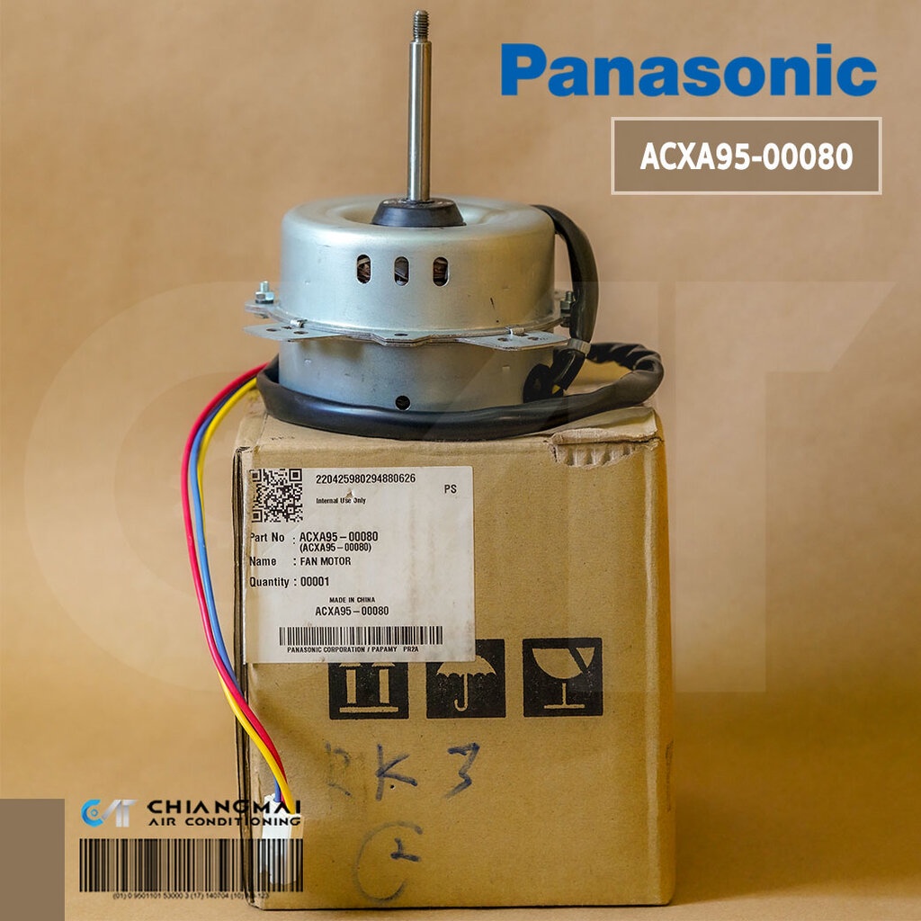 PANASONIC ACXA95-00080 FAN MOTOR OUTDOOR UNIT มอเตอร์คอยล์ร้อน แอร์พานาโซนิค อะไหล่แท้ศูนย์ฯ