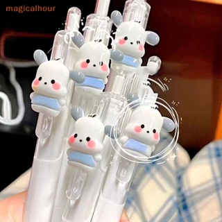 SANRIO Magicalhour^^ ปากกาลูกลื่น 0.5 มม. ลายซานริโอ้ สีดํา น่ารัก ของขวัญวันเกิด สําหรับเด็กนักเรียน