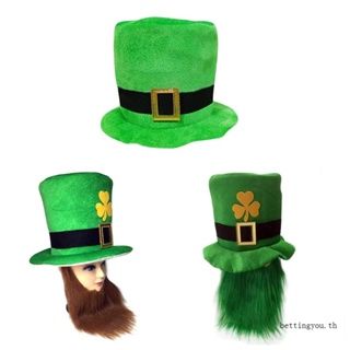 Bettingyou หมวกผ้าโพกศีรษะ ลาย St Patricks น่ารัก สําหรับปาร์ตี้