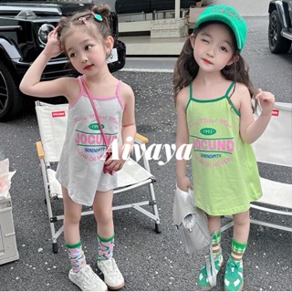 Aiyaya ชุดเดรสเด็กผู้หญิง ชุดแฟชั่นเด็กผู้หญิง น่ารักหวานสไตล์ （610）